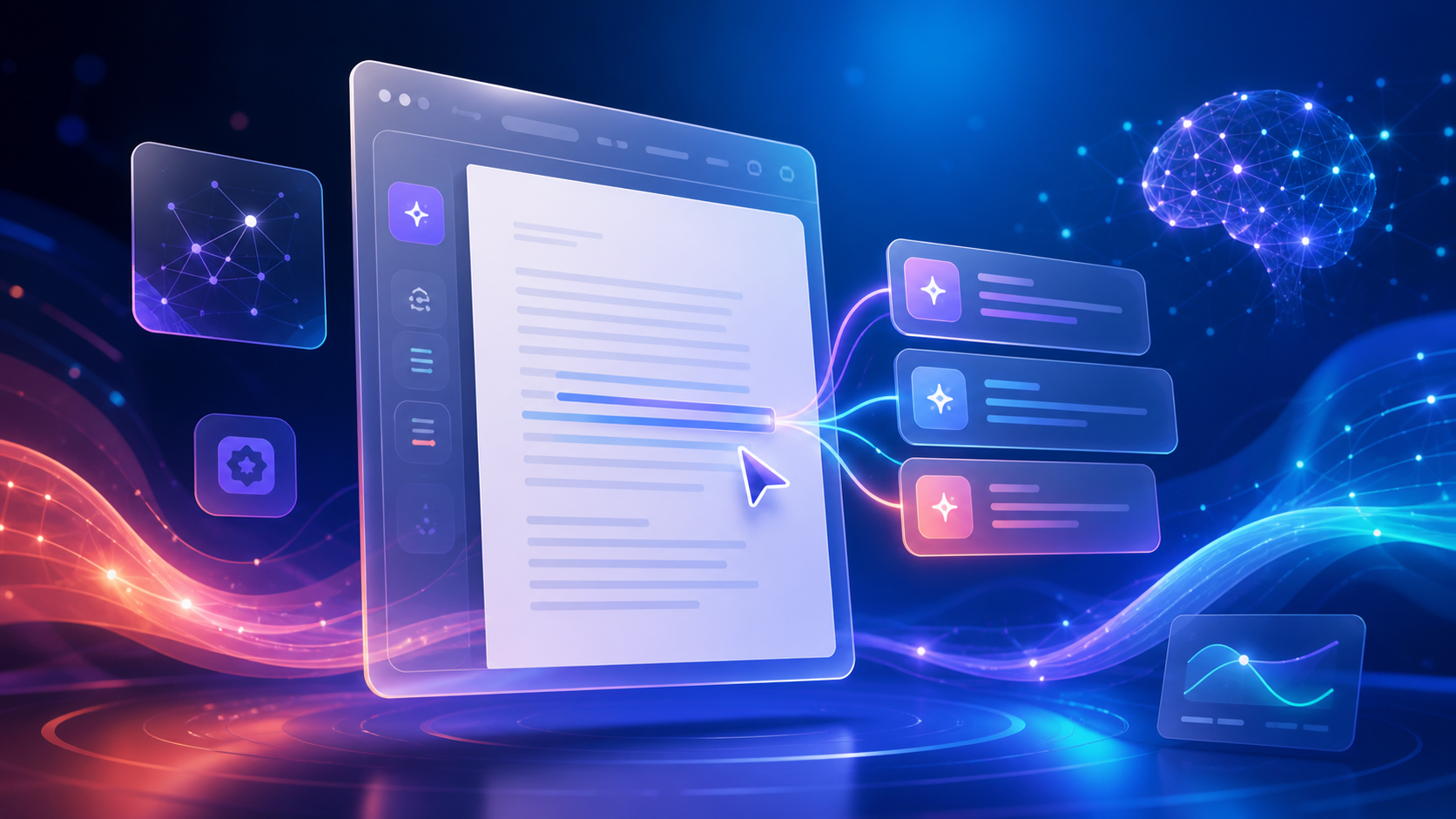 AI Destekli Metin Üretim Asistanı — AI ile üretilmiş kapak görseli
