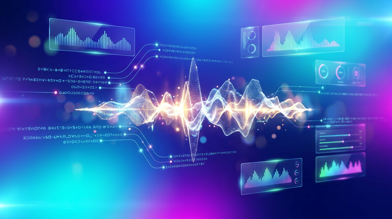 AI İle Ses Tanıma ve Transkripsiyon — AI ile üretilmiş kapak görseli
