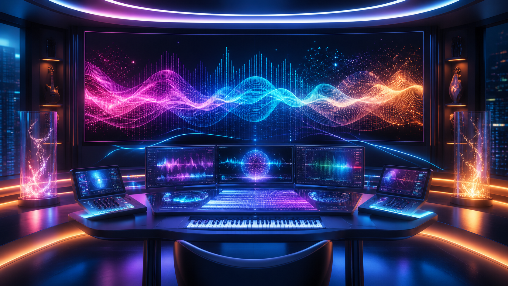 Otomatik Müzik Besteleme Yardımcısı — AI ile üretilmiş kapak görseli